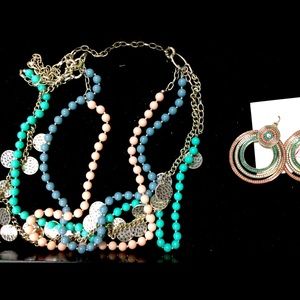 Premier Designs Necklace and Earrings Set